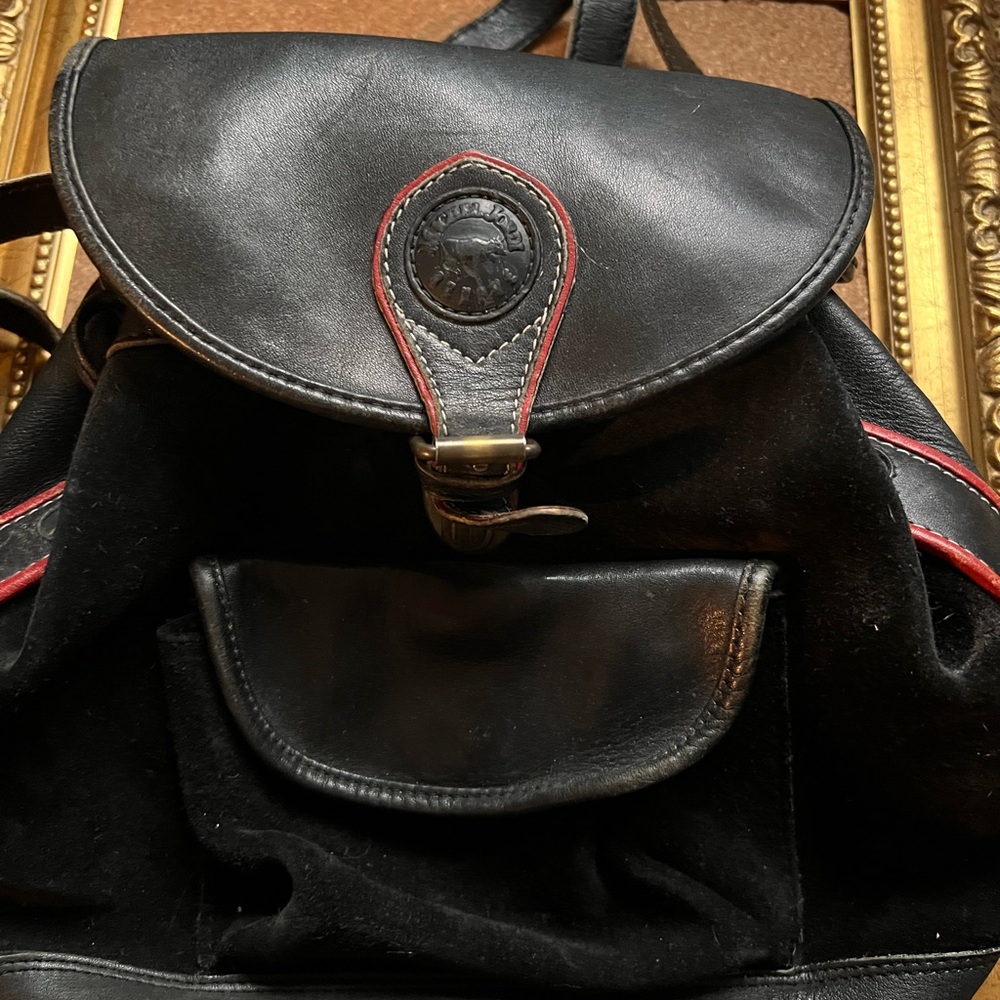 Vintage Leather Michel Jordi Backpack